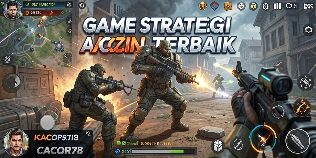 Screenshot gameplay menunjukkan serangan strategis dalam CACOR78.